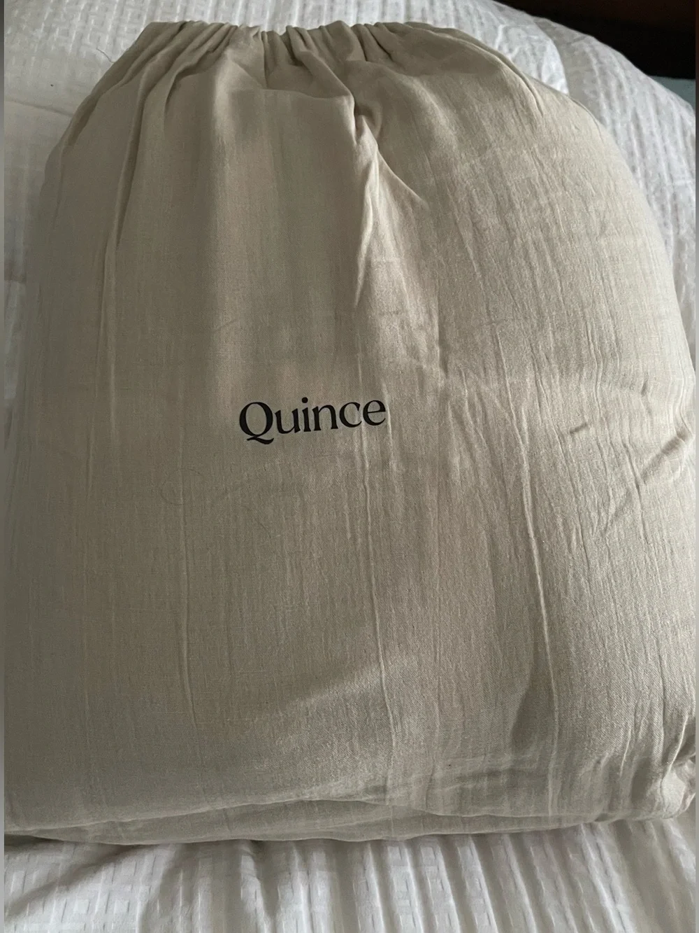 NEW Quince 100% Organic Cotton Gauze Duvet Cover Set, King/Cal King (Dune)